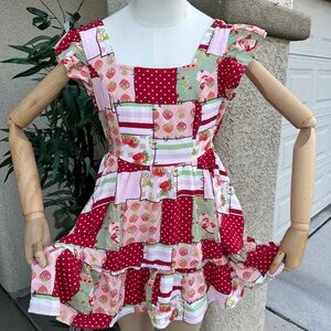 BoxLunch Strawberry shortcake dress Sz L